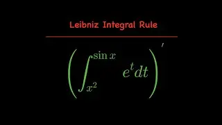 Integration:  Leibniz Integral Rule