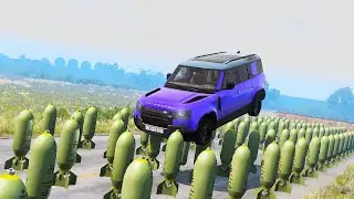Cars vs Nuclear Bombs – BeamNG.Drive
