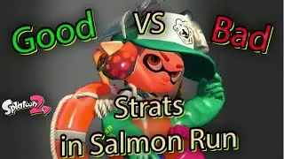 [Splatoon 2] Good and Bad Strats in Salmon Run [Funny Moments]