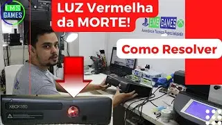 Como consertar xbox 360 com luz vermelha - erro 0101 | Luz vermelha da morte
