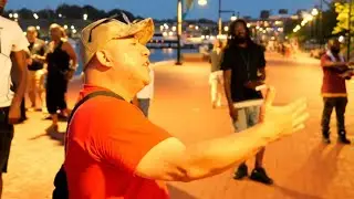 THINGS GET HEATED!! Aggressive Ex Soldier Wants To Debate The Watchmen!!!