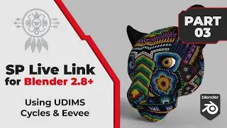 [ENG] Substance Painter LiveLink for Blender Using UDIMS in Cycles & Eevee