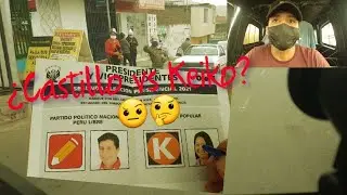 TRABAJO EN MOTOTAXI EN PLENO VOTO ELECTORAL 2021|¿Fujimori o Castillo? | ALEX