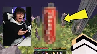 THE COOLEST END WORLD IN MINECRAFT HARDCORE HISTORY... (LIVE)