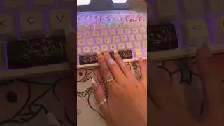 Sanrio Keyboard ASMR Sounds ✨⌨️(Keycaps, Typing, Clicking)