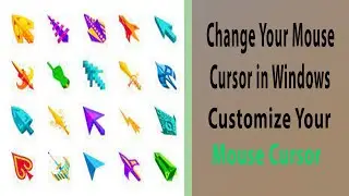 How to Change Mouse Cursor on windows 7/10 || customize mouse course 2023