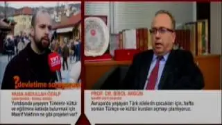 Türkiye Maarif Vakfı Mütevelli Heyeti Başkanı Prof. Dr. Birol Akgün TRT Haber' de
