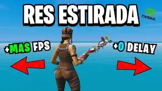 NUEVO MÉTODO Resolución ESTIRADA Fortnite | MÁS FPS + 0 DELAY