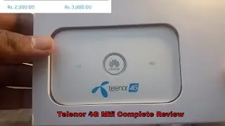 Telenor 4g Mifi Unboxing,Review and Speed Test