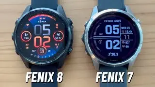 Worth the Upgrade? Garmin Fenix 7s Pro Solar vs NEW Fenix 8!