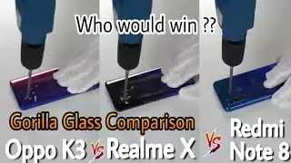 Corning Gorilla Glass Comparison | Oppo K3 • Realme X • Redmi Note 8 | AF Tech Review