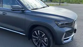 Матовый Geely Monjaro зоны риска