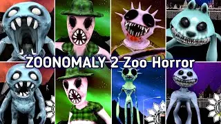 Zoonomaly 2 Mobile All Jumpscares ( 4K60FPS ) | Zoonomaly 2 All Monsters ( Fan Game )
