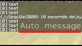 Automatic messages after seconds command | Minecraft Tutorial