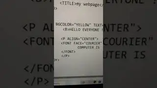 Bold , Italic and Underline tag