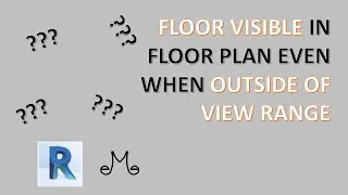 Revit tutorials - floor visibility bug in floor plan