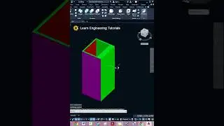 Extrude Faces in AutoCAD II AutoCAD 3D -17 