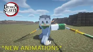 Minecraft Demon Slayer Animations - Yamato Mod x Epic Fight Mod