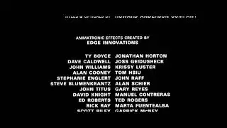 Anaconda (1997) end credits.