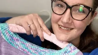 Bookshooksandyarn Knitting Podcast Episode 23: The One With my First Garment