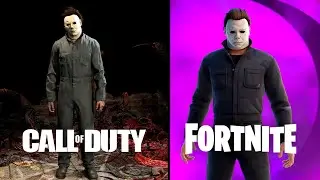 Michael Myers Skin Fortnite Vs Call of Duty