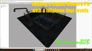 Adding LiquidManure Extension to a Cowbarn and a Different Pit with a fillplane that levels