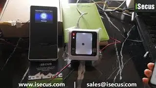 How does ZKTeco QR500 work with F22 Fingerprint Access Control