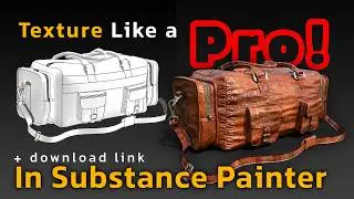 Hyper-Realistic Backpack Texturing – Substance Painter Tutorial