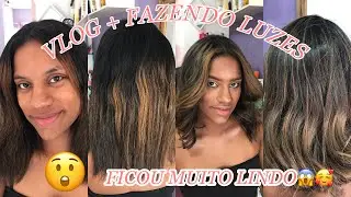 VLOG + FAZENDO LUZES