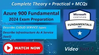 What is Infrastructure As A Service | Azure 900 Fundamental 2024 Exam Preparation | Az 900 Part 2
