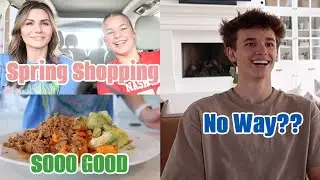 Rhett couldn't believe it  | Reese's Clothing haul | Tying viral food Recipe