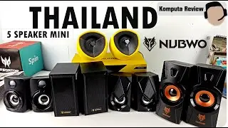 REVIEW 5 SPEAKER MINI MURAH | MERK THAILAND