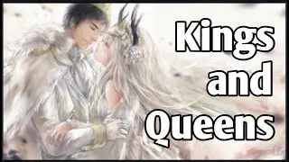 Nightcoreツ - Kings and Queens (Lyrics)