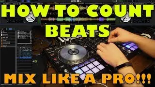 Pioneer DDJ-SR: How to Mix for Beginners  (COUNTING BEATS) HD 2018