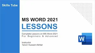 37. MS Word 2021 Lessons - References Tab | How to use Cross References | Captions | Skills Tube