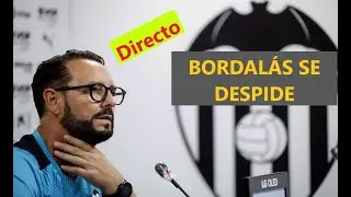 🔴 BORDALÁS se despide del VCF · Rueda de Prensa · DIRECTO