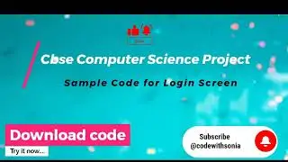 PROJECT LOGIN SCREEN FOR CBSE PYTHON PROJECT 1.5