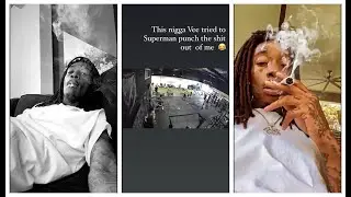 Wiz Khalifa getting better in his boxing skills || Smoking some fat blunts and chilling