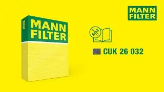 How to change a cabin air filter by MANN-FILTER | CUK 26 032