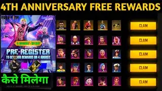 4TH ANNIVERSARY EVENT ALL FREE REWARD
