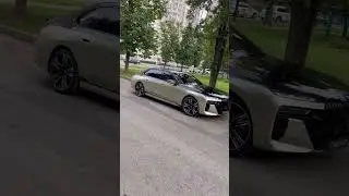 BMW 7 new в два цвета, разделяем и создаём дизайн 