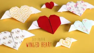 DIY: Paper Winged Heart