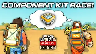 How Fast Can You Really Get Component Kits in Survival? (Scrap Mechanic Co-op Survival Ep. 46)