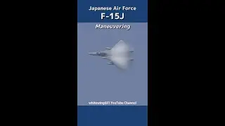 Japanese Air Force F-15J Maneuvering 小松基地 航空祭 事前予行 #shorts