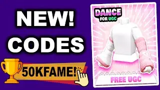 NEW ALL WORKING DANCE FOR UGC CODES 2024 - ROBLOX DANCE FOR UGC CODES