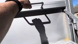 Площадка на задних воротах полуприцепа
