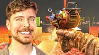 Survive MR BEAST Modded Zombies Challenge w/ @beckbrojack