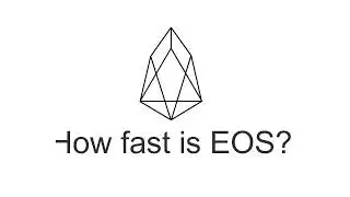 EOS vers. BTC and ETH, Transaction speed.