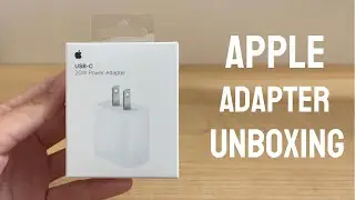 Apple 20W USB-C Power Adapter Unboxing