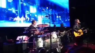 Larry Mullen Jr., playing at 2017 NAMM Show U2